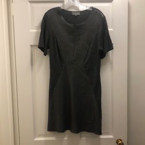 Michael Stars. Leather and cotton dress. Size M. Perfect for work & wearing out.